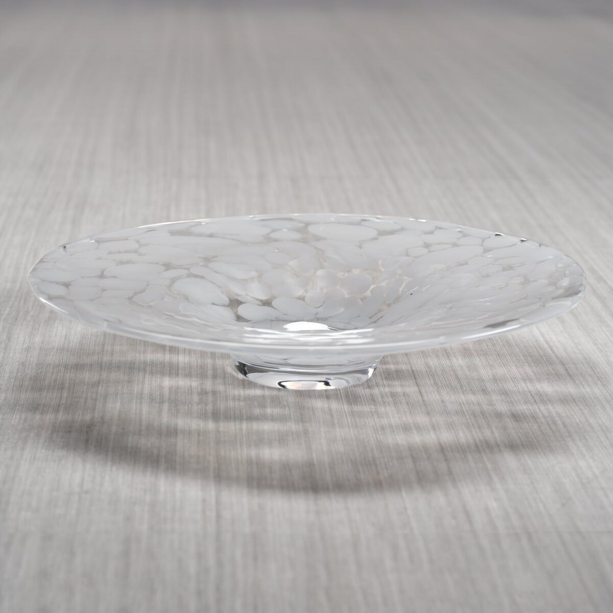 White Opal Confetti Bowl